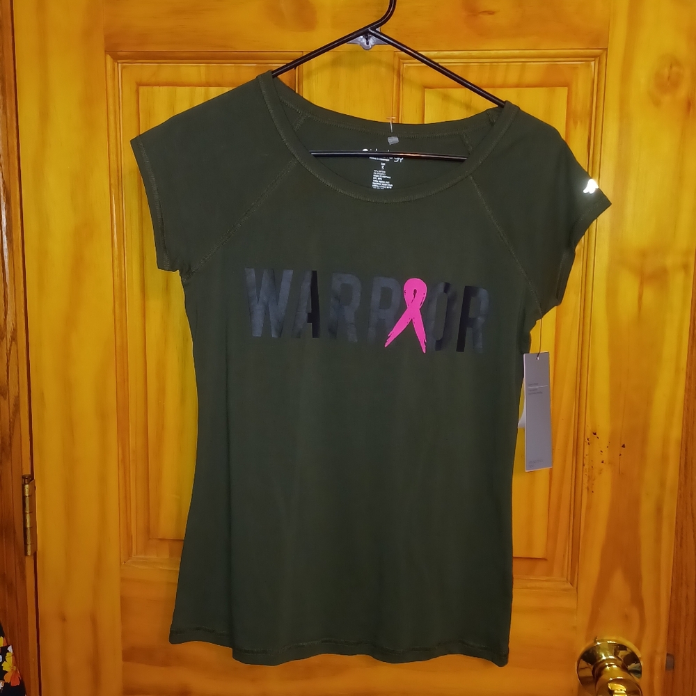 NWT's Ideology Warrior Breast Cancer Shirt